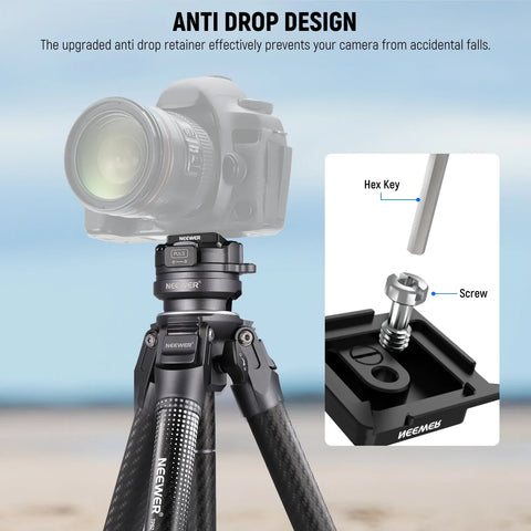 Neewer UA078 Arca Type Quick Release Plate with 1/4Inch Screw