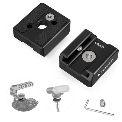 Neewer UA080 2 Pack Cold Shoe Mount Adapter Set