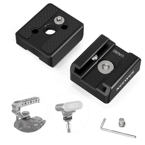 Neewer UA080 2 Pack Cold Shoe Mount Adapter Set