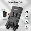 Neewer Vb-a1 v Mount Battery Adapter Plate for 15mm Rods • Camerastuff • South Africa