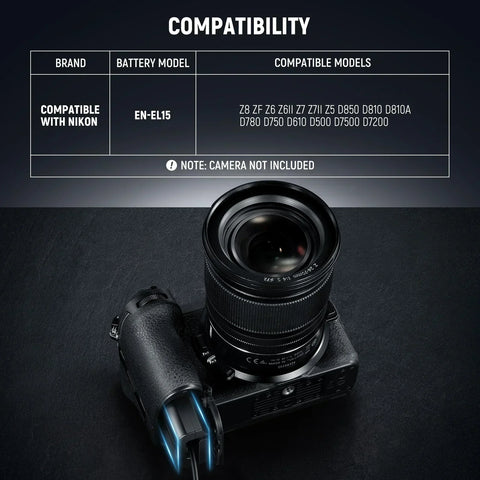 Neewer Vp-ep5b En-el15 to D-tap Dummy Battery & Cable • Camerastuff • South Africa