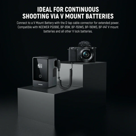 Neewer Vp-fw50 D-tap to Np-fw50 Dummy Battery & Cable • Camerastuff • South Africa