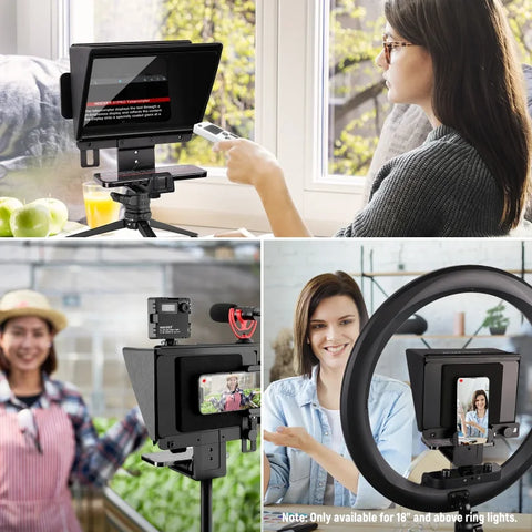 Neewer X1 Pro Smartphone Camera Portable Teleprompter • Camerastuff • South Africa