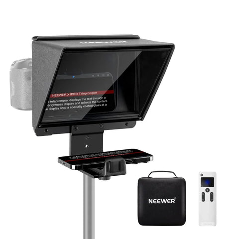 Neewer X1 Pro Smartphone Camera Portable Teleprompter • Camerastuff • South Africa