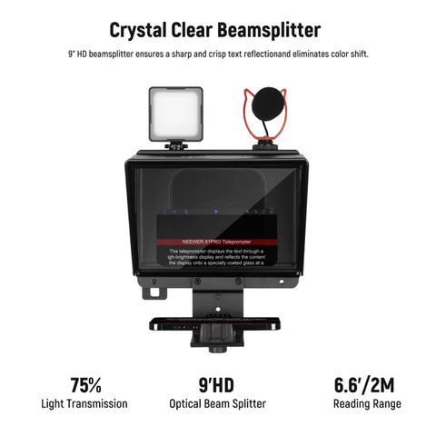 Neewer X1 Pro Smartphone Camera Portable Teleprompter • Camerastuff • South Africa