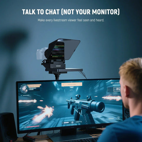 Neewer X11 2-in-1 Teleprompter with Built-in Monitor and Arca Release