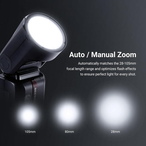 Neewer Z2PROS TTL Round Head Flash Speedlite With 3000Mah Lithium Battery