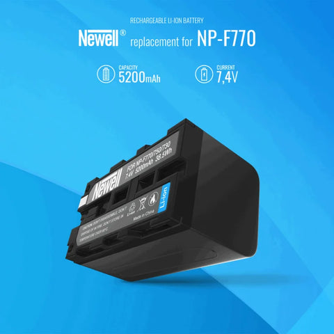 Newell Battery Sony Np-f770 5200 Mah • Camerastuff • South Africa