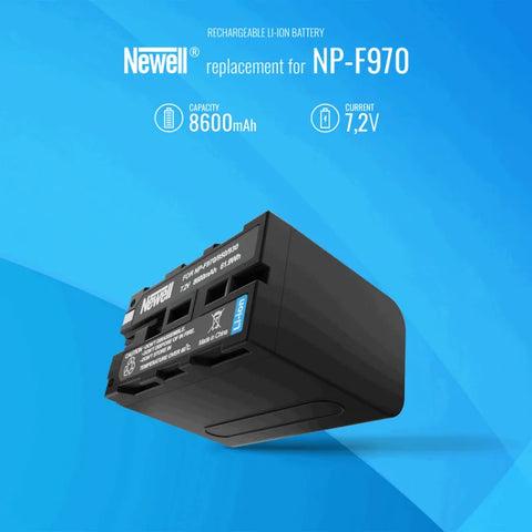 Newell Battery Sony Np-f970 8600 Mah • Camerastuff • South Africa
