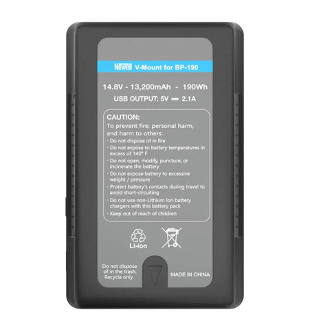 Newell Battery Bp-190 V-mount V-lock • Camerastuff • South Africa