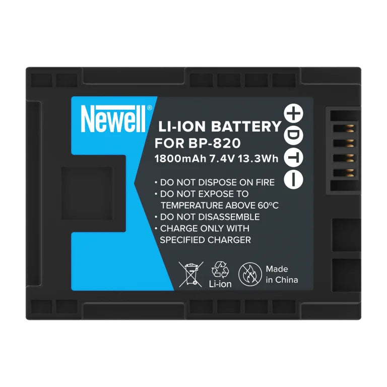 Newell BP-820 Li-Ion Camera Battery Pack for Canon – CameraStuff