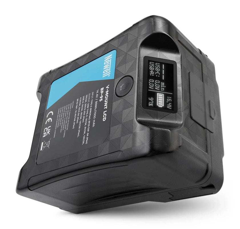 Newell BP-95WS V-Mount battery with LCD display, 7000mAh, 99Wh