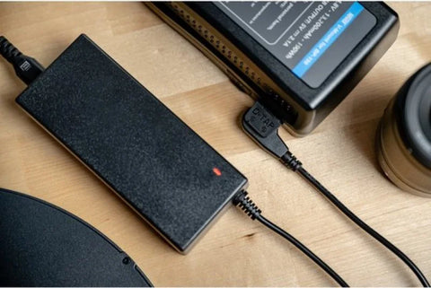 Newell D-tap 16.8v 5a Charger for V-mount V-type Batteries • Camerastuff • South Africa