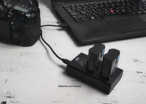 Newell Dl-usb-c Canon Lp-e6 Usb Dual-channel Battery Charger • Camerastuff • South Africa
