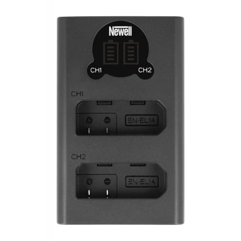 Newell Dl-usb-c Nikon En-el14 Usb Dual-channel Battery Charger • Camerastuff • South Africa