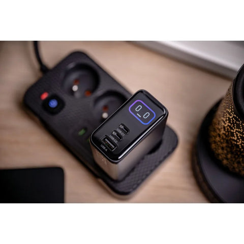 Newell GaN 100W USB-C Fast Charger with TFT Display – 3-Port (EU)