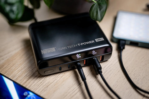 Newell GaN 140W USB-C Fast Charger – 6-Port with Worldwide Plug
