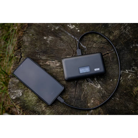 Newell LCD-PB-SD Dual-Channel Fujifilm NP-W126 Battery Charger, PowerBank and SD Memory Card Reader