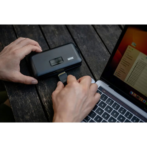 Newell LCD-PB-SD Dual-Channel Fujifilm NP-W126 Battery Charger, PowerBank and SD Memory Card Reader