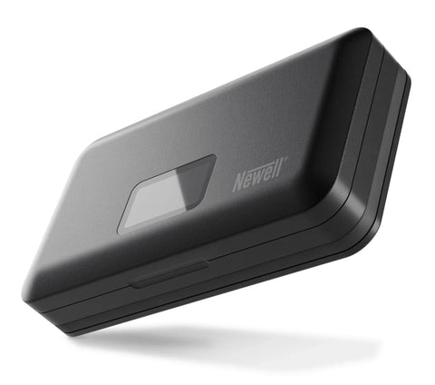 Newell LCD-PB-SD Dual-Channel Fujifilm NP-W126 Battery Charger, PowerBank and SD Memory Card Reader