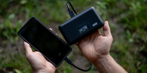 Newell LCD-PB-SD Dual-Channel Fujifilm NP-W126 Battery Charger, PowerBank and SD Memory Card Reader