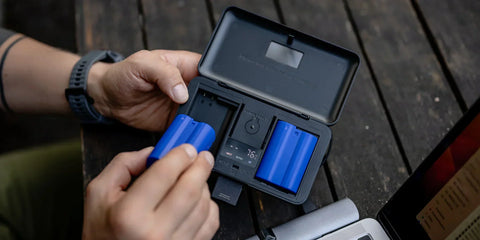 Newell LCD-PB-SD Dual-Channel Sony NP-FW50 Battery Charger, PowerBank and SD Memory Card Reader