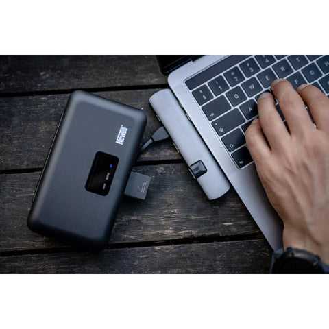 Newell LCD-PB-SD Dual-Channel Sony NP-FW50 Battery Charger, PowerBank and SD Memory Card Reader