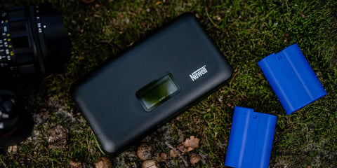 Newell LCD-PB-SD Dual-Channel Sony NP-FW50 Battery Charger, PowerBank and SD Memory Card Reader