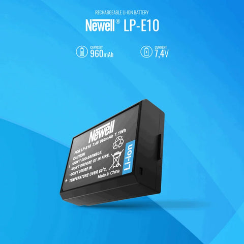 Newell Lp-e10 Li-ion Camera Battery Pack for Canon Cameras • Camerastuff • South Africa