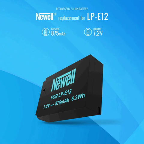 Newell Lp-e12 Li-ion Camera Battery Pack for Canon Cameras • Camerastuff • South Africa