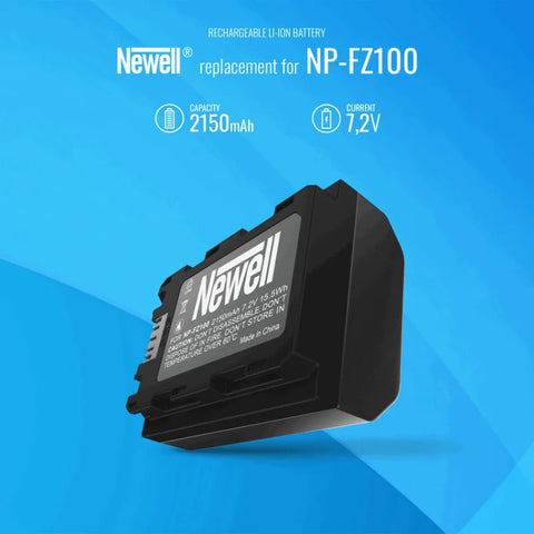 Newell Np-fz100 Chabatt Xtra Power Set (2 x Batteries; 1 Dual Charger) for Sony Cameras • Camerastuff • South Africa