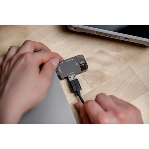 Newell OTG 3-in-1 USB-A and USB-C Memory Card Reader