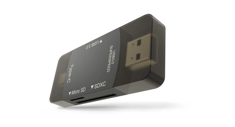 Newell OTG 3-in-1 USB-A and USB-C Memory Card Reader