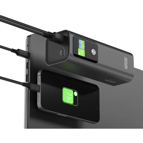 Newell Vayu 27000mAh Power Bank – 140W USB-C PD, 3-Port with TFT Display