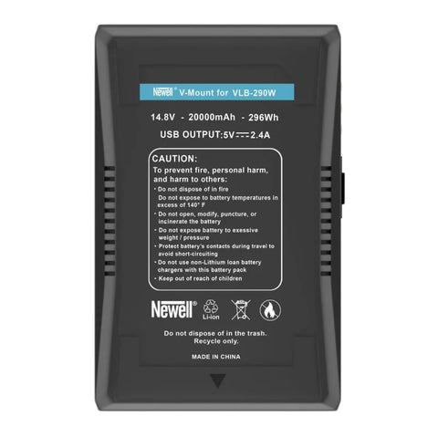 Newell Vlb-290w Tes V-mount V-lock Battery • Camerastuff • South Africa
