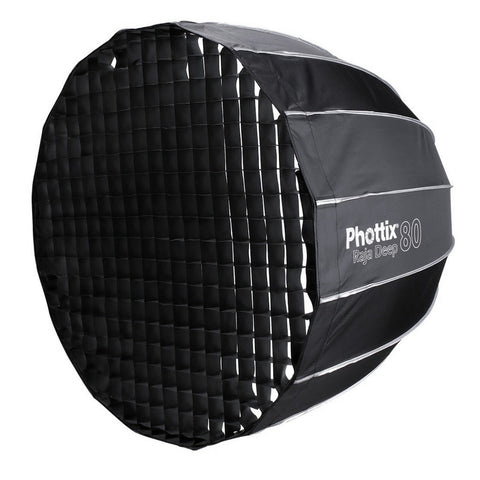 Phottix Raja Deep Quick-Folding Parabolic Softbox 80cm | Studio Bowens mount