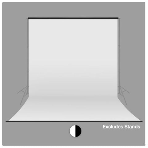 Pvc 3.2x6m White Vinyl Backdrop with 50mm Aluminium Crossbar • Camerastuff • South Africa