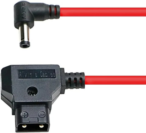 Alvins Cables D-tap to DC 2.1 Coiled Cable (Atomos / BMPCC / SmallHD)