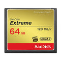 Sandisk 64gb Extreme Compactflash Cf Memory Card 120mb/s • Camerastuff • South Africa