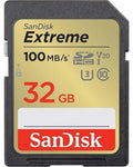 Sandisk Extreme 32gb Sdhc Sd Memory Card 100mb/s • Camerastuff • South Africa