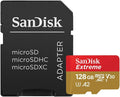 Sandisk Extreme Microsdxc 128gb + Sd Adapter 160mb/s A2 C10 V30 Uhs-i U3 • Camerastuff • South Africa