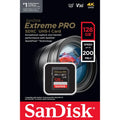 Sandisk Extreme Pro 128gb Sdhx Sd Memory Card 200mb/s • Camerastuff • South Africa