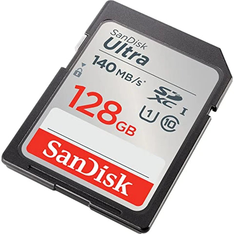 Sandisk Ultra 128gb Sdhc Sd Memory Card 140mb/s • Camerastuff • South Africa