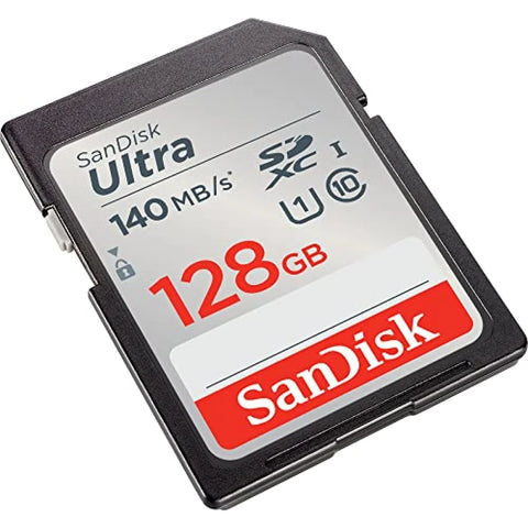 Sandisk Ultra 128gb Sdhc Sd Memory Card 140mb/s • Camerastuff • South Africa