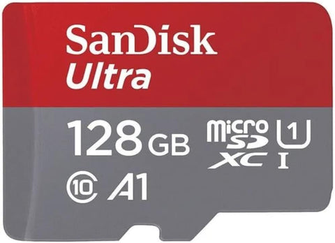 Sandisk Ultra Android Microsdxc 128gb + Sd Adapter 100mb/s A1 Class 10 Uhs-i • Camerastuff • South Africa