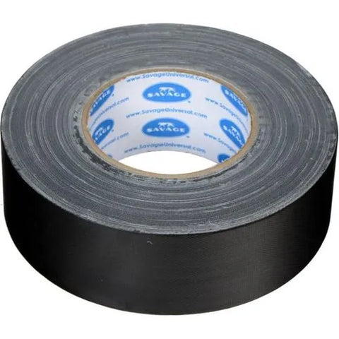 Savage Gaffer Tape 50m x 5cm Black – Studio/Film Cloth Tape (T-GB20)