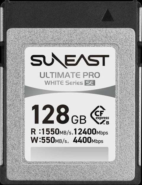 Suneast Cfexpress Type-b 128gb Memory Card White Se Series 550mb/s • Camerastuff • South Africa