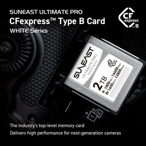 Suneast Cfexpress Type-b 1tb Memory Card White Series 1600mb/s • Camerastuff • South Africa