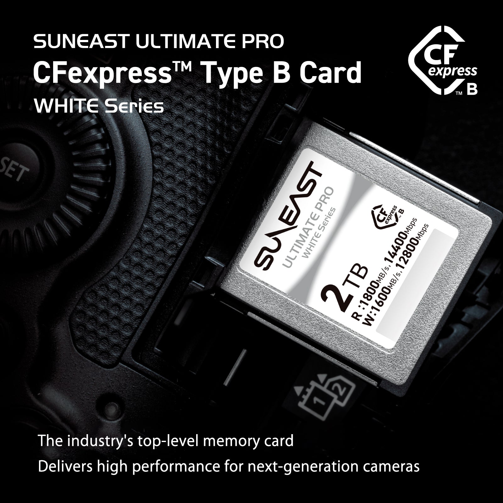 SunEast CFexpress Type-B 512GB Memory Card White – CameraStuff