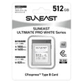 Suneast Cfexpress Type-b 512gb Memory Card White Series 1600mb/s • Camerastuff • South Africa